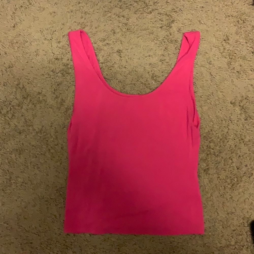 Super Cute Hot Pink Cropped Tank